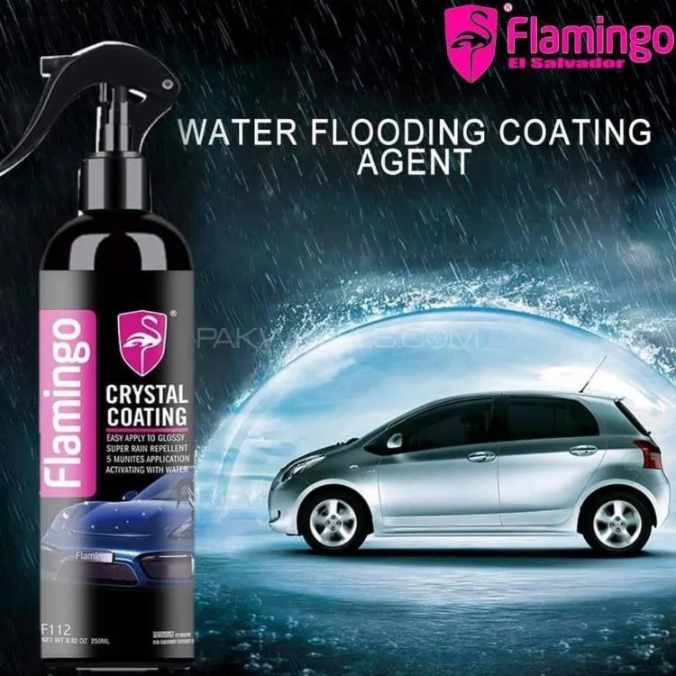 Flamingo Crystal Coating Spray 250ml Ceramic Coating for car and Motorcycle