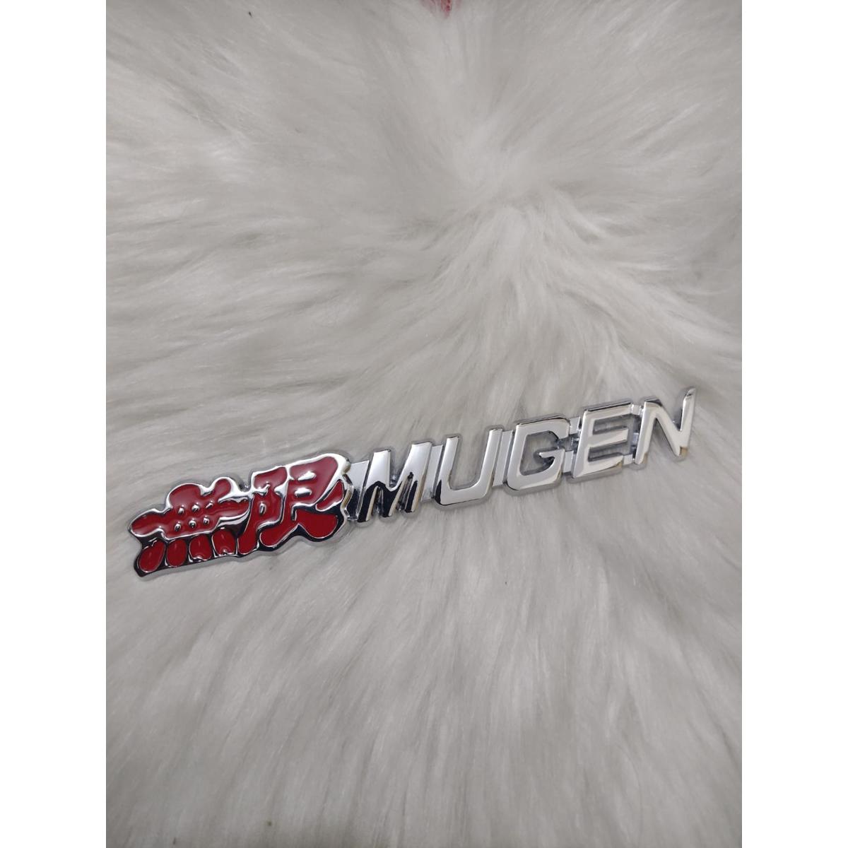 1 pcs Metal Mugen Power Car Sticker Emblem Rear Badge Aluminum Chrome Decal Car Styling For Car Trunk For Honda Civic Accord CRV
