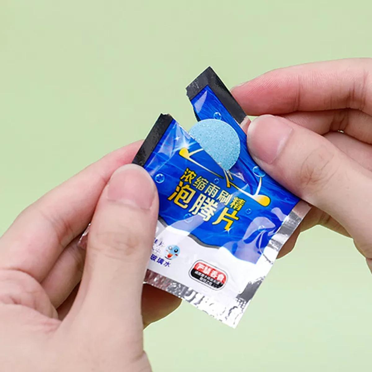 5pcs Car Effervescent Tablets Windshield Wiper Glass Cleaning Tablet Desktop Construction Mirror Mirror Cleaner Glas