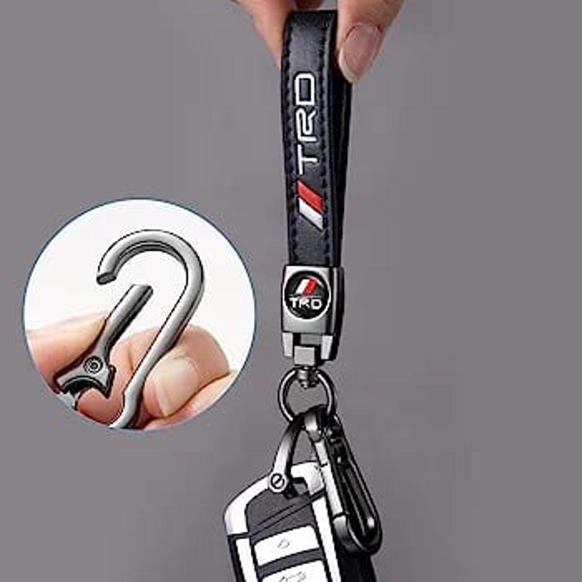 Leather Car Keychain for Toyota TRD
