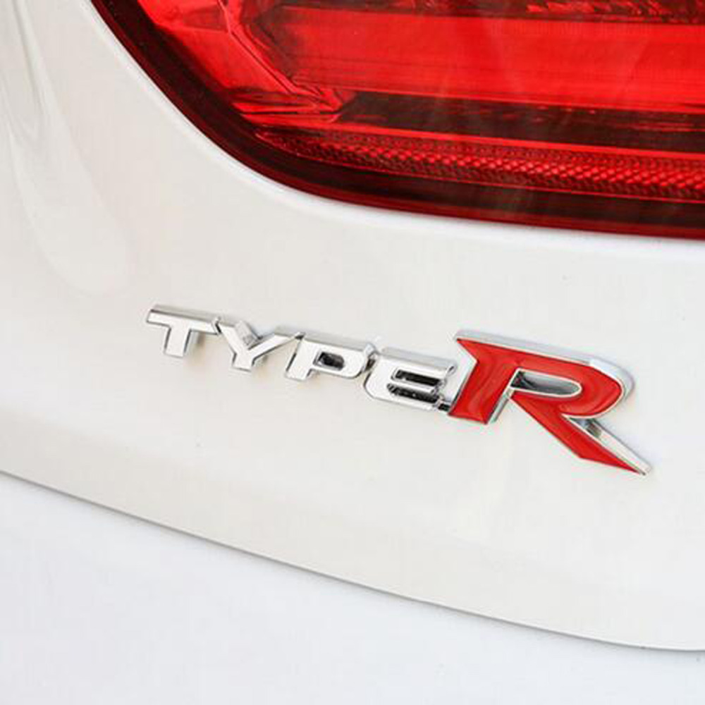 Type R Metal Emblem