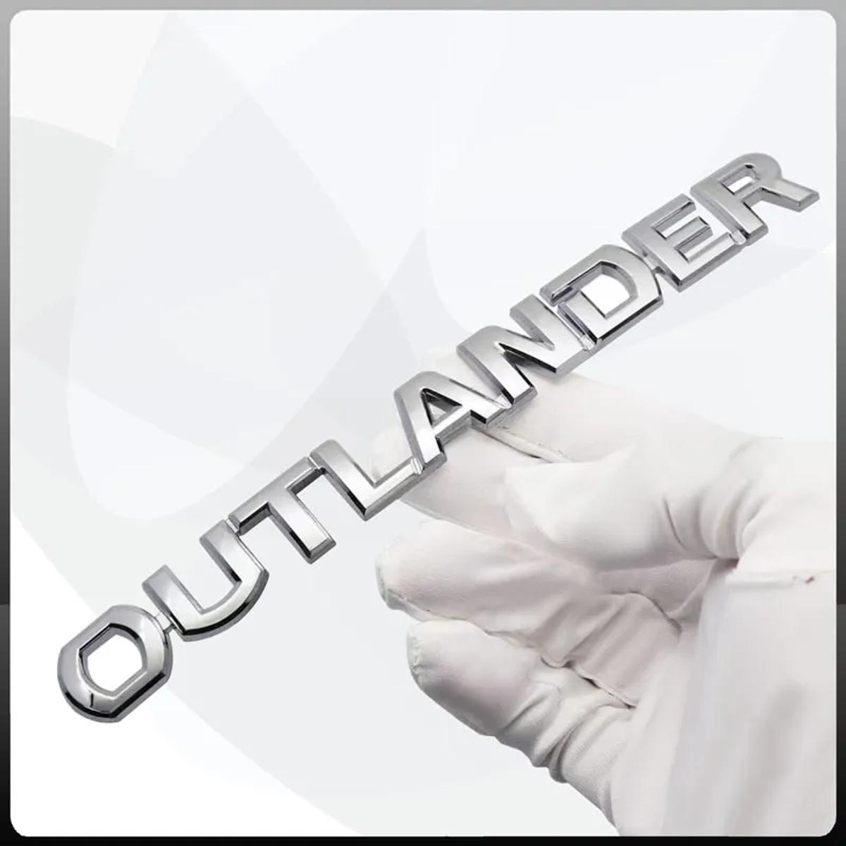 Outlander Tail Emblem for Mitsubishi Car Auto Accessory Tailgate Emblem