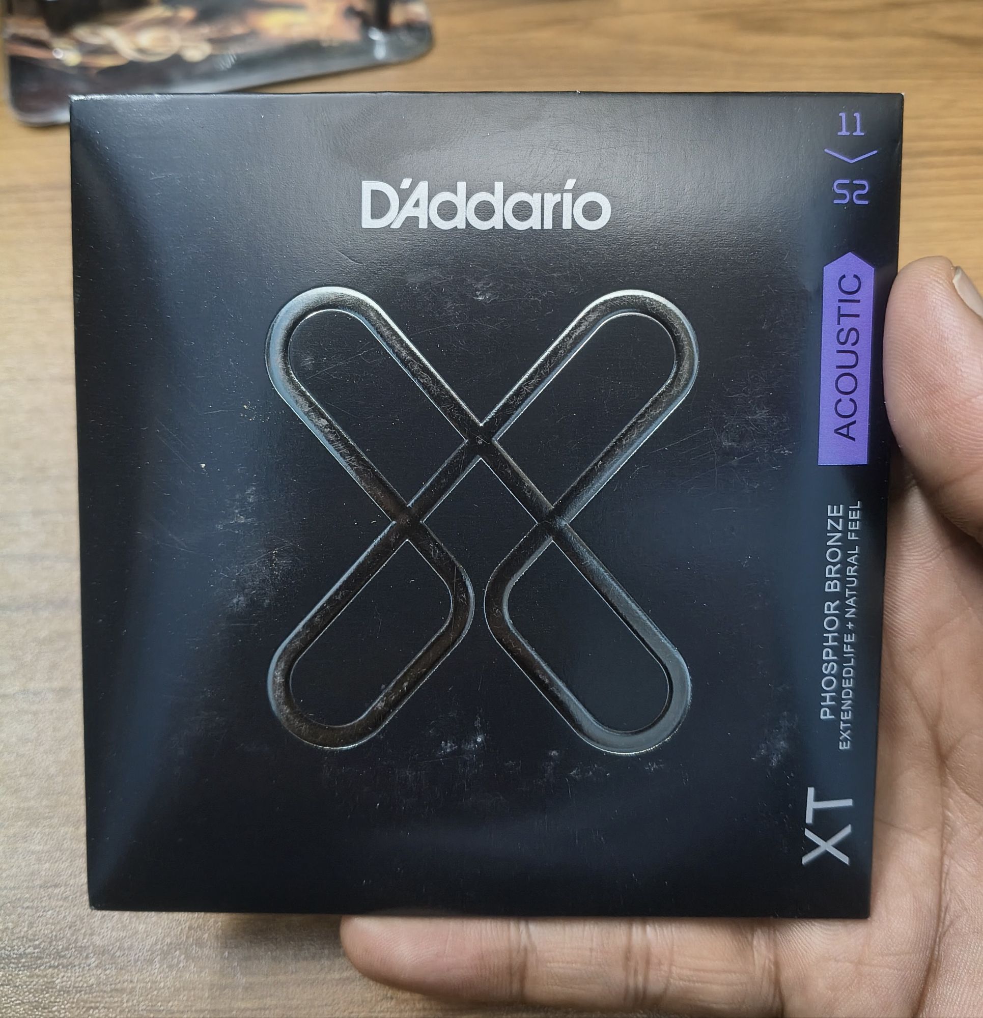 D'addario XT Phosphor Bronze string set for acoustic guitar