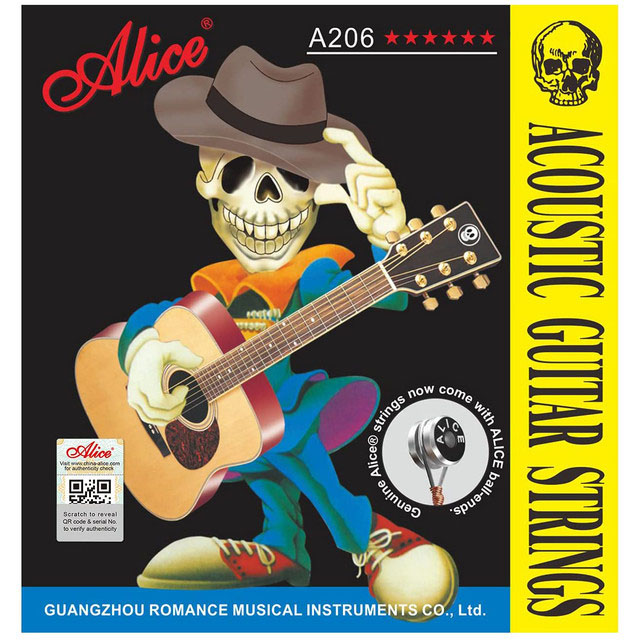 Alice 6-Strings Light Acoustic Guitar Strings