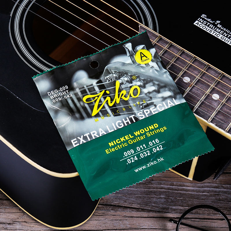 Ziko Electric Guitar Strings Set DEG009 Hexapod Alloy For Coating