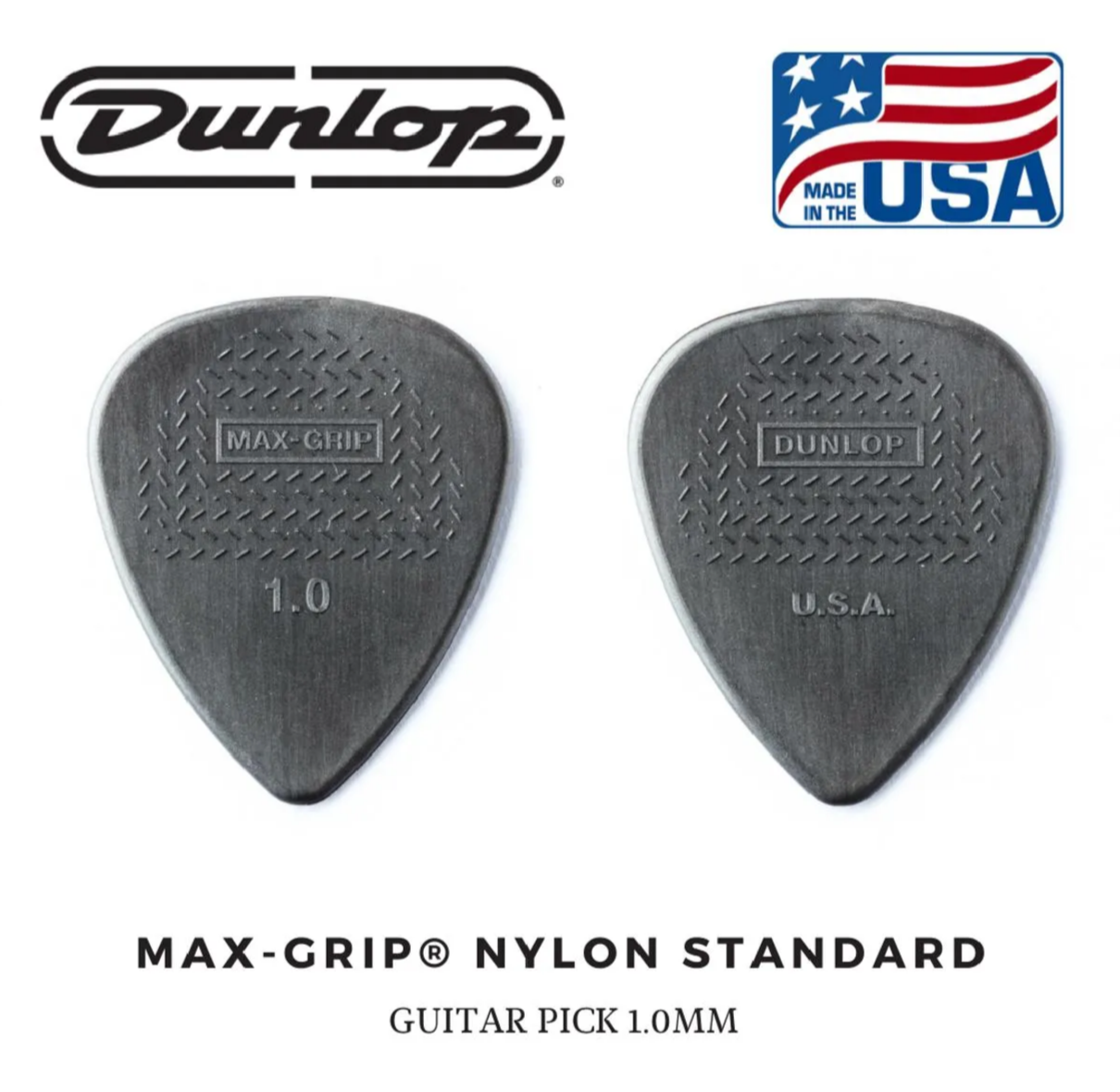 Dunlop Nylon Max-Grip Carbon Fiber 1.00mm
