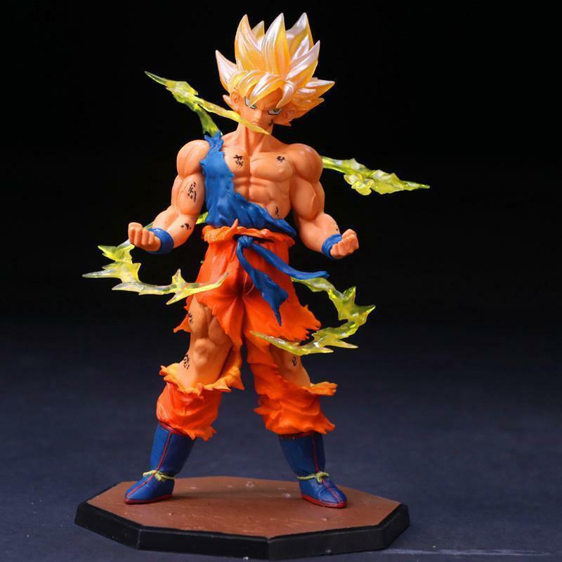 18CM Anime Figure Dragon Ball Z Super Saiyan Son Goku Action Figure Model Toy Collectible Model Doll Ornament Kids Children Gift